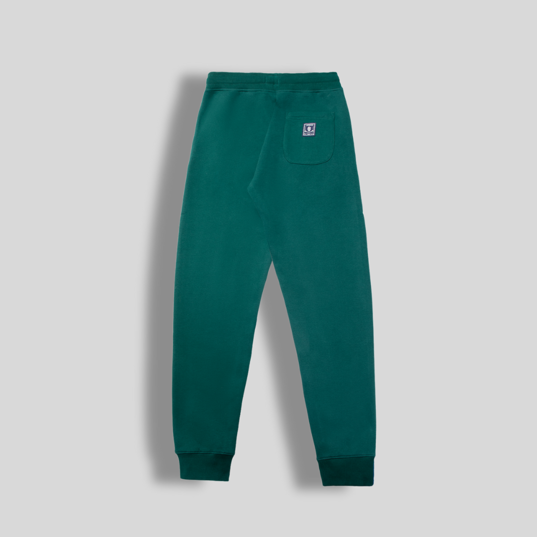 Hunter Green Fleece Lacrosse Jogger Pants