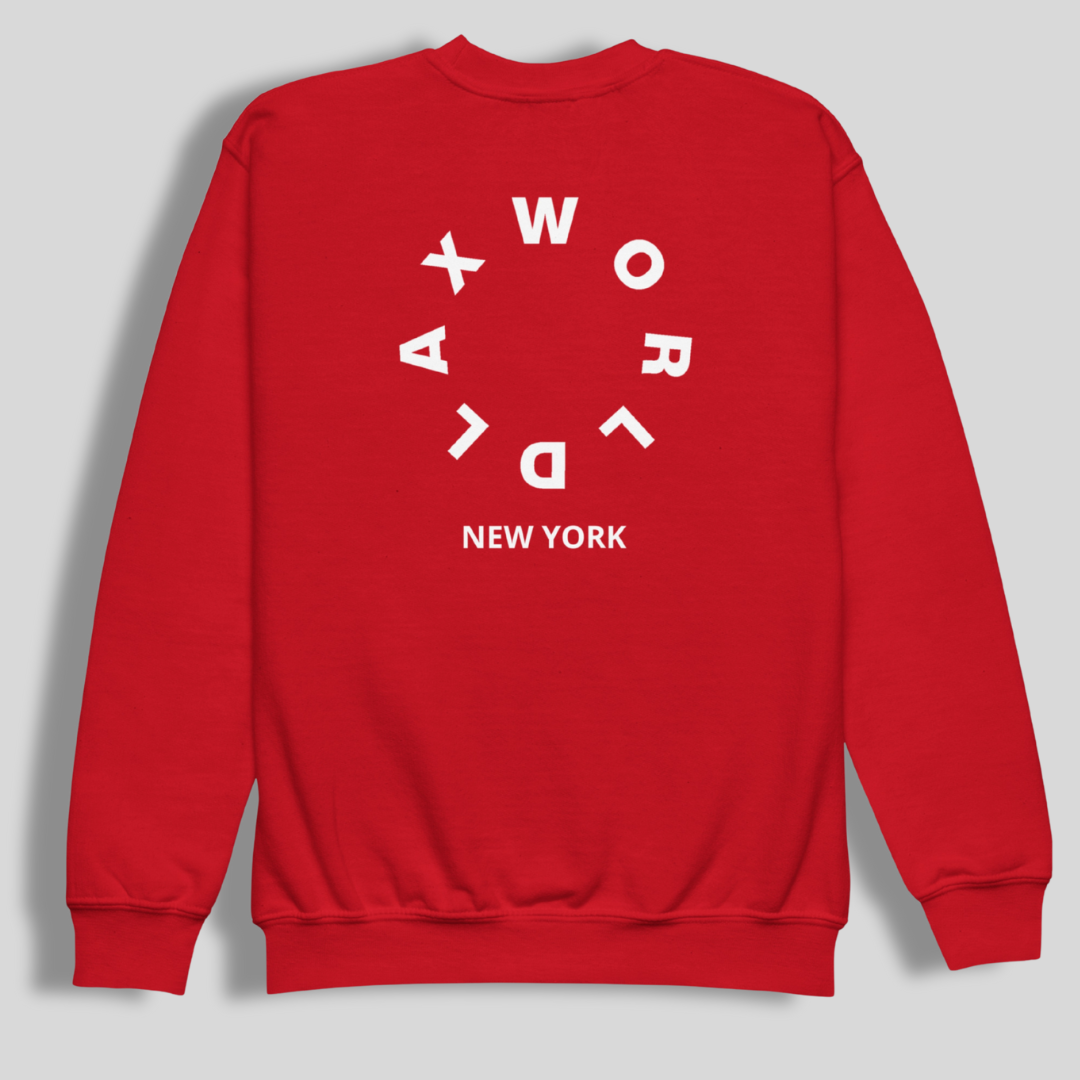 LAX World Wordmark Youth crewneck sweatshirt