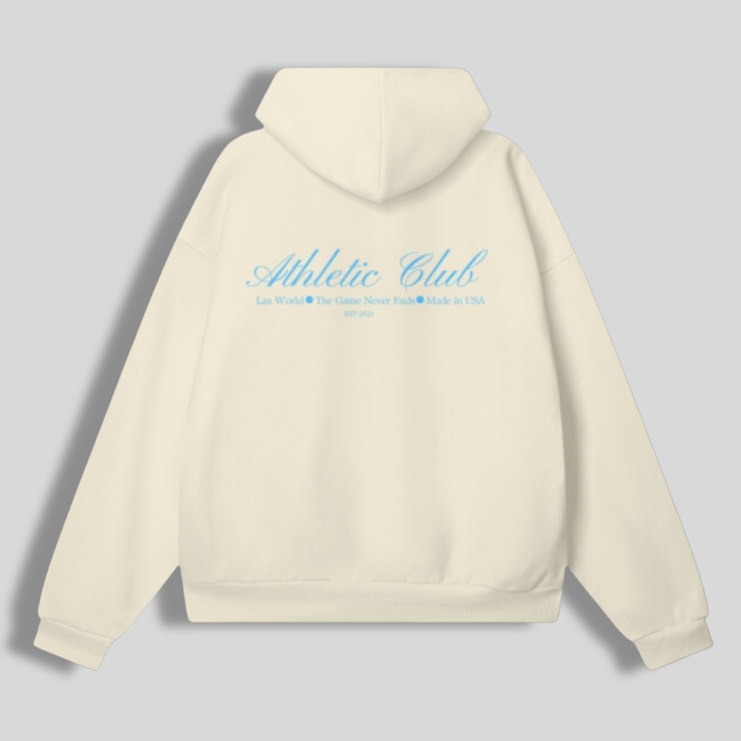 LAX World Athletic Club Hidden Pocket Fleece Hoodie