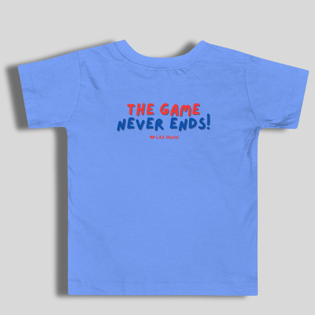 THE GAME NEVER ENDS! Toddler Tee
