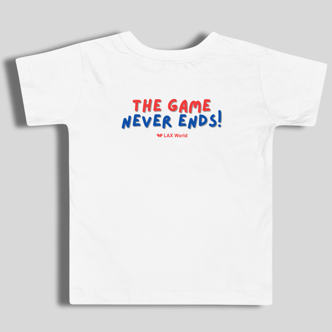 THE GAME NEVER ENDS! Toddler Tee