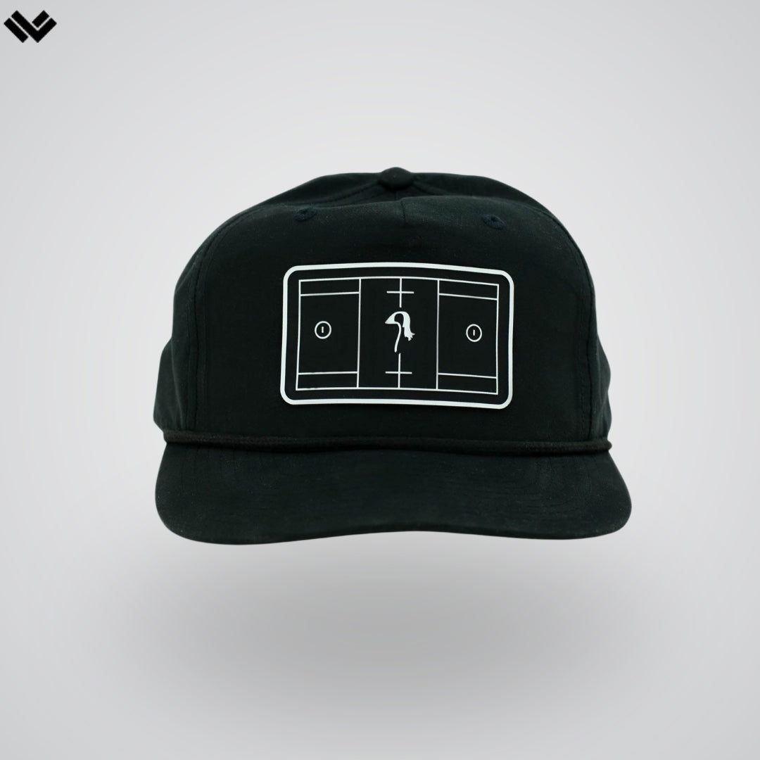 Black Field Surf Lacrosse Cap