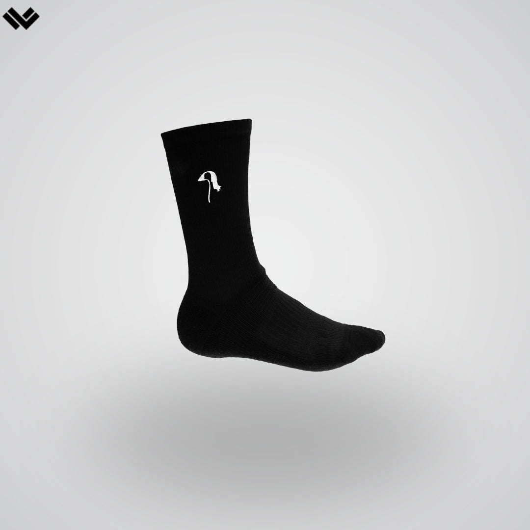 Classic Black Performance Lacrosse Sock