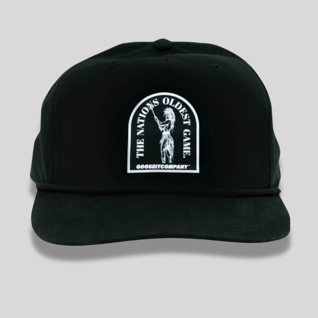 Roots Surf Lacrosse Cap | Black | GooseItCompany