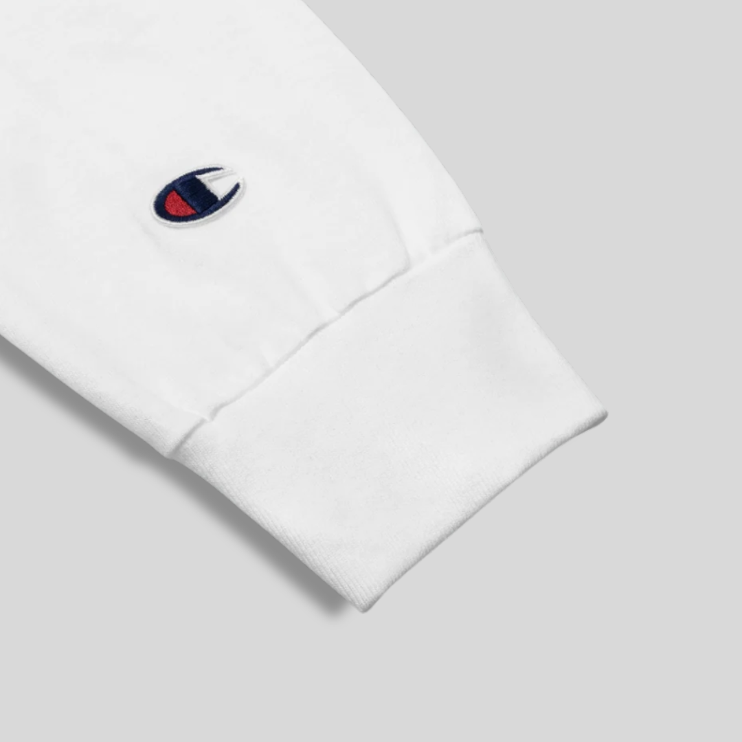 LAX World x Champion's Cradle B/W Long Sleeve Lacrosse Tee | Black and White | Man - Off Field