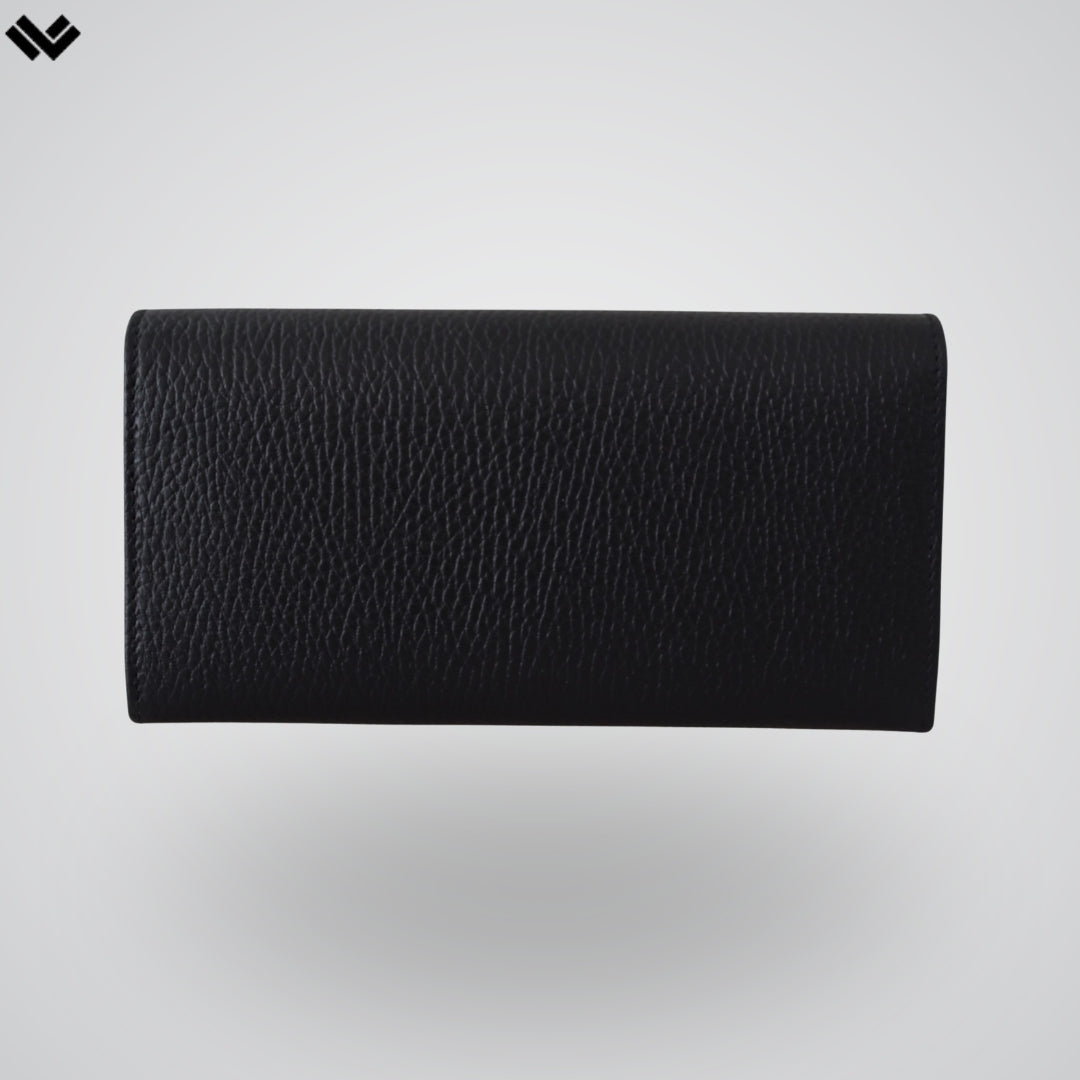 LAX World x Gucci - Black Icon Leather Wallet