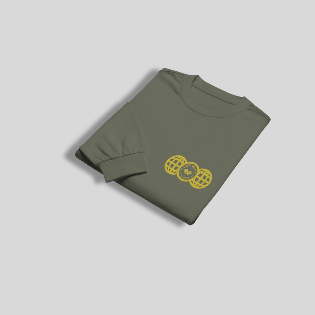 LAX World Cradle Collection - The Game Never Ends Globe Longsleeve Tee