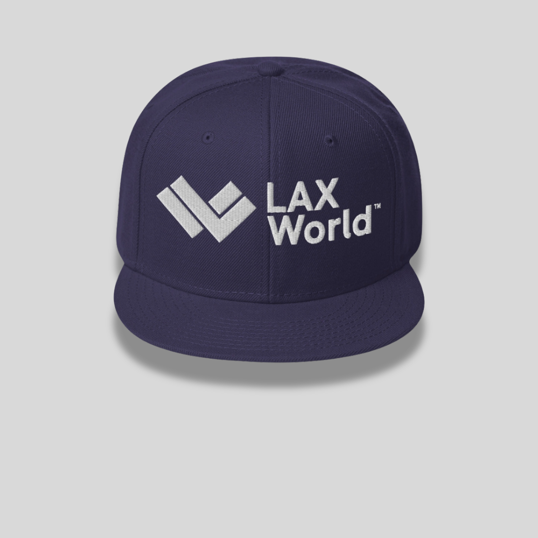 Premium Lacrosse Snapback Hat | Dual-color | LAX World