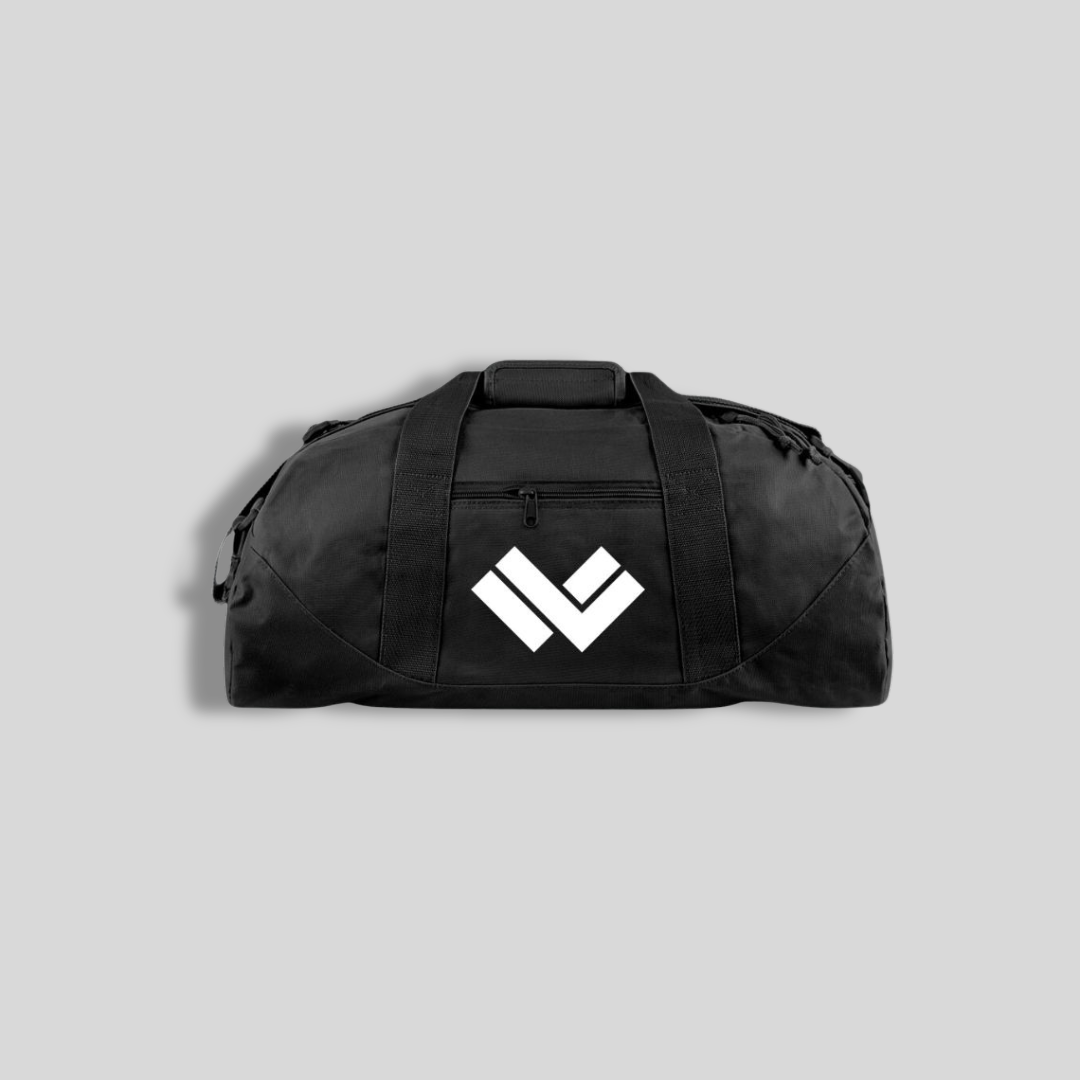Classic LAX World Cradle Sideline Lacrosse Duffle Bag | Black/Blue Cradle Collection | Gear + Accessories