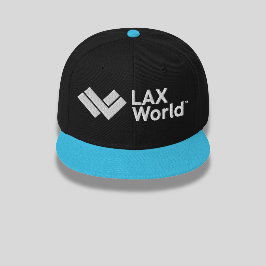 Premium Lacrosse Snapback Hat | Dual-color | LAX World