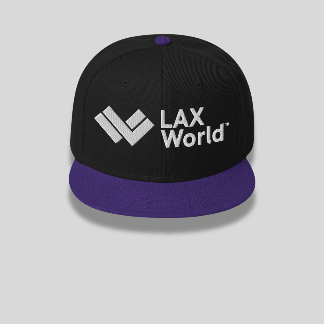 Premium Lacrosse Snapback Hat | Dual-color | LAX World