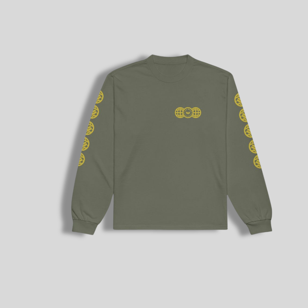 LAX World Cradle Collection - The Game Never Ends Globe Longsleeve Tee