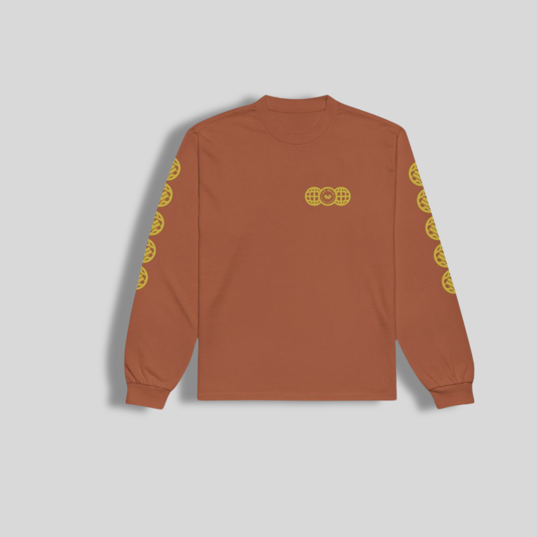 LAX World Cradle Collection - The Game Never Ends Globe Longsleeve Tee
