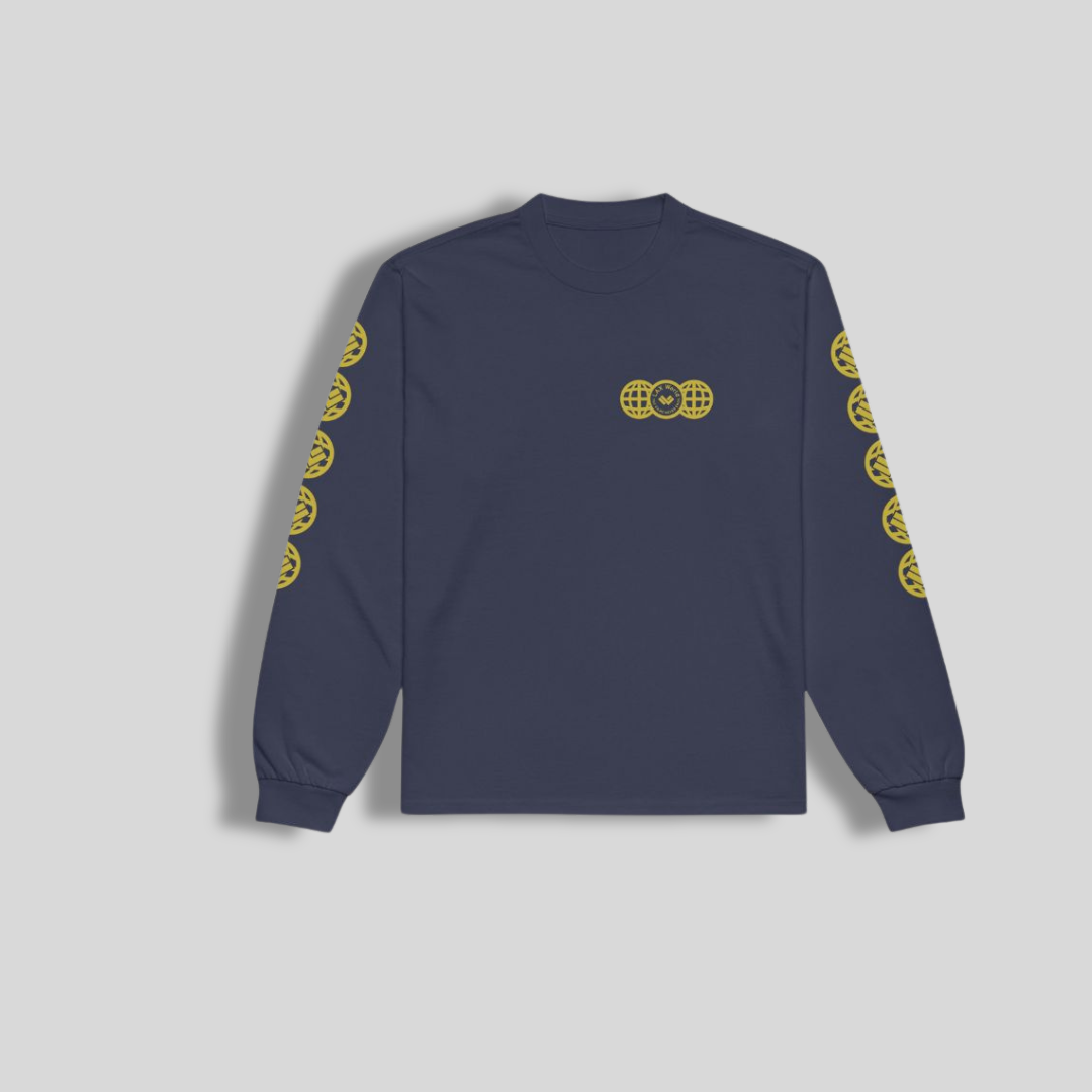LAX World Cradle Collection - The Game Never Ends Globe Longsleeve Tee