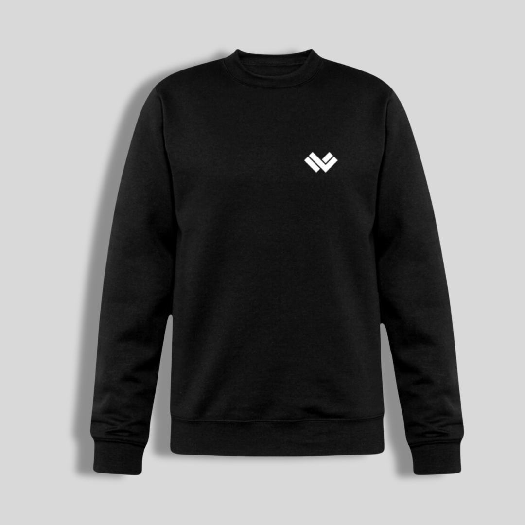 Champion’s Black Unisex Powerblend Lacrosse Sweatshirt | Black | Man - Off Field