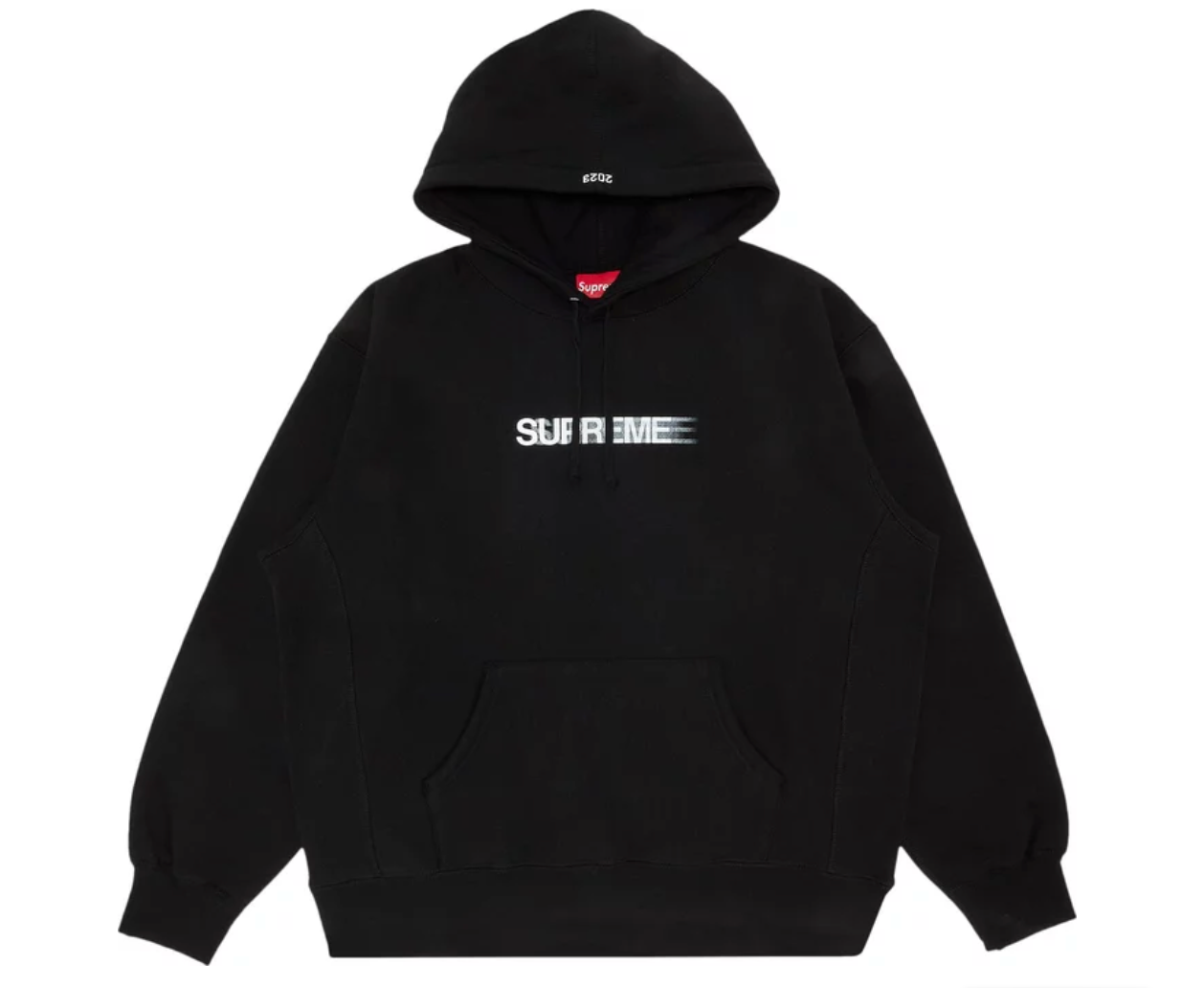 LAX World x Supreme Motion Logo Hooded Sweatshirt - Black