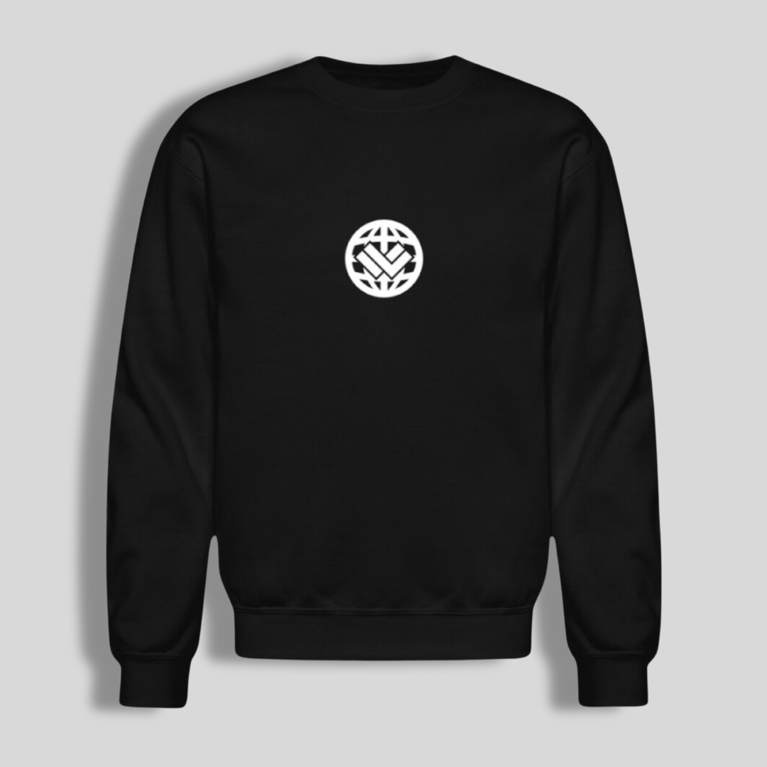 Globe Lacrosse Crewneck Shirt | Black