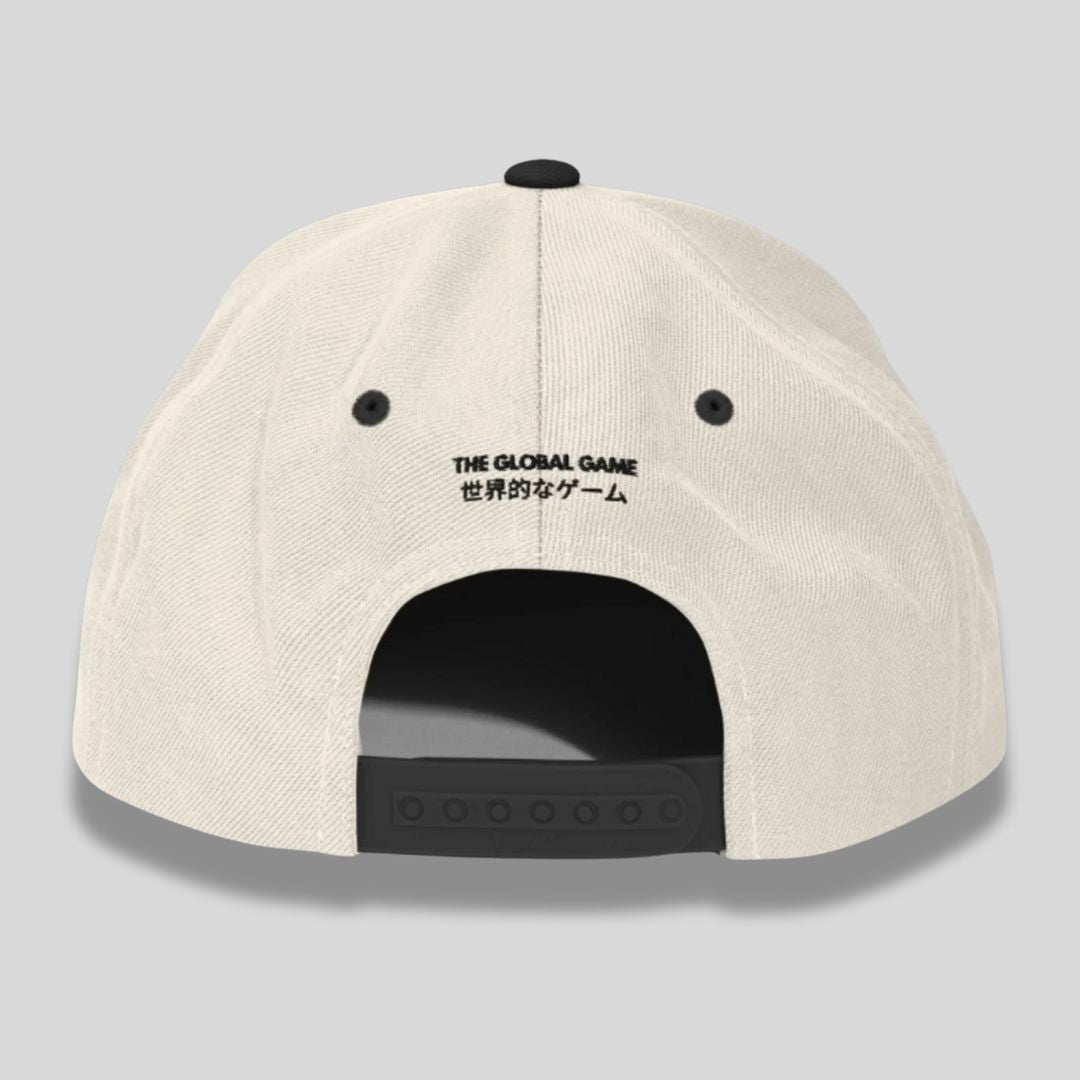 “The Global Game” Beige Snapback Lacrosse Hat | Beige | Man - Off Field