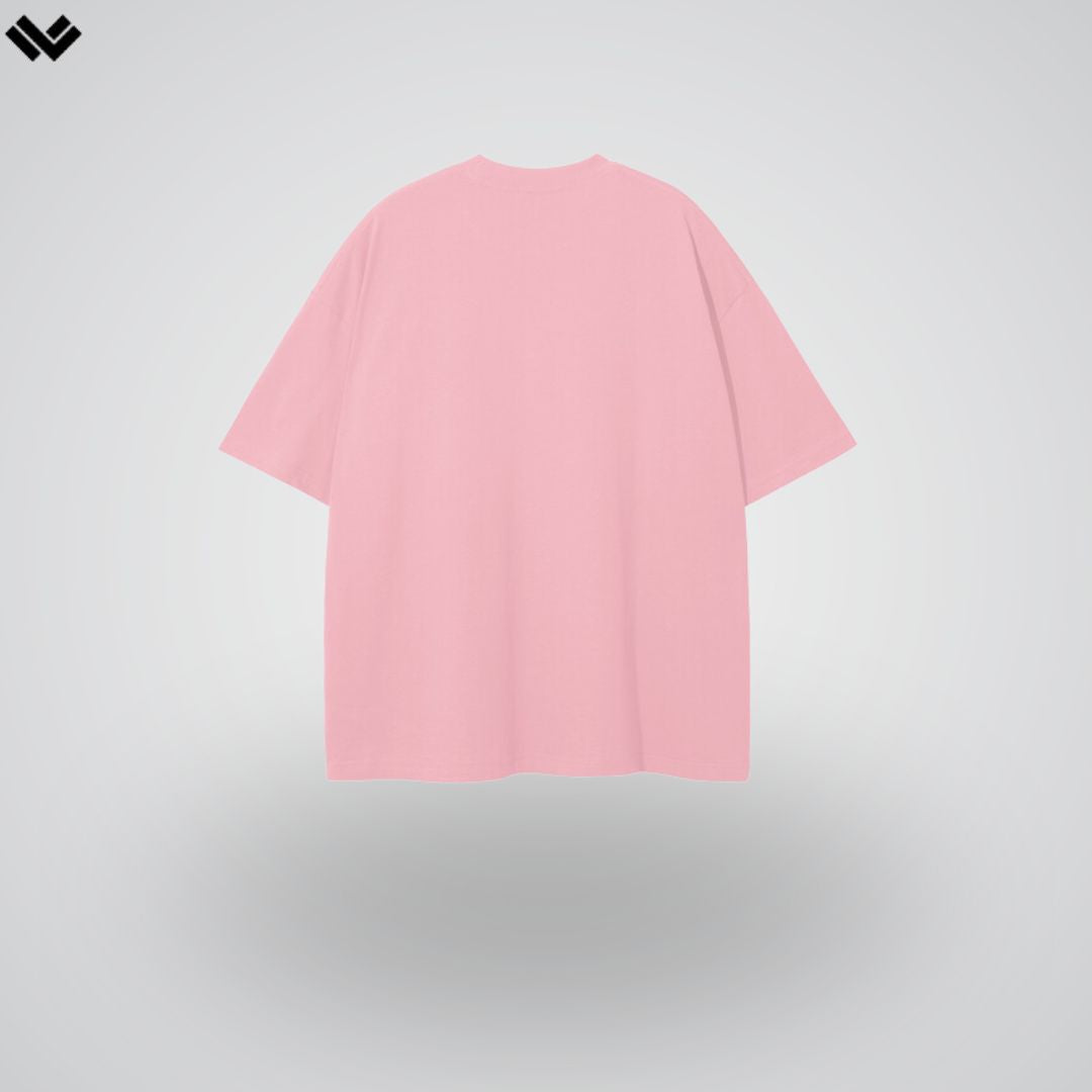 LAX World ‘The Game Never Ends’ Heavyweight Cotton Tee - Pink