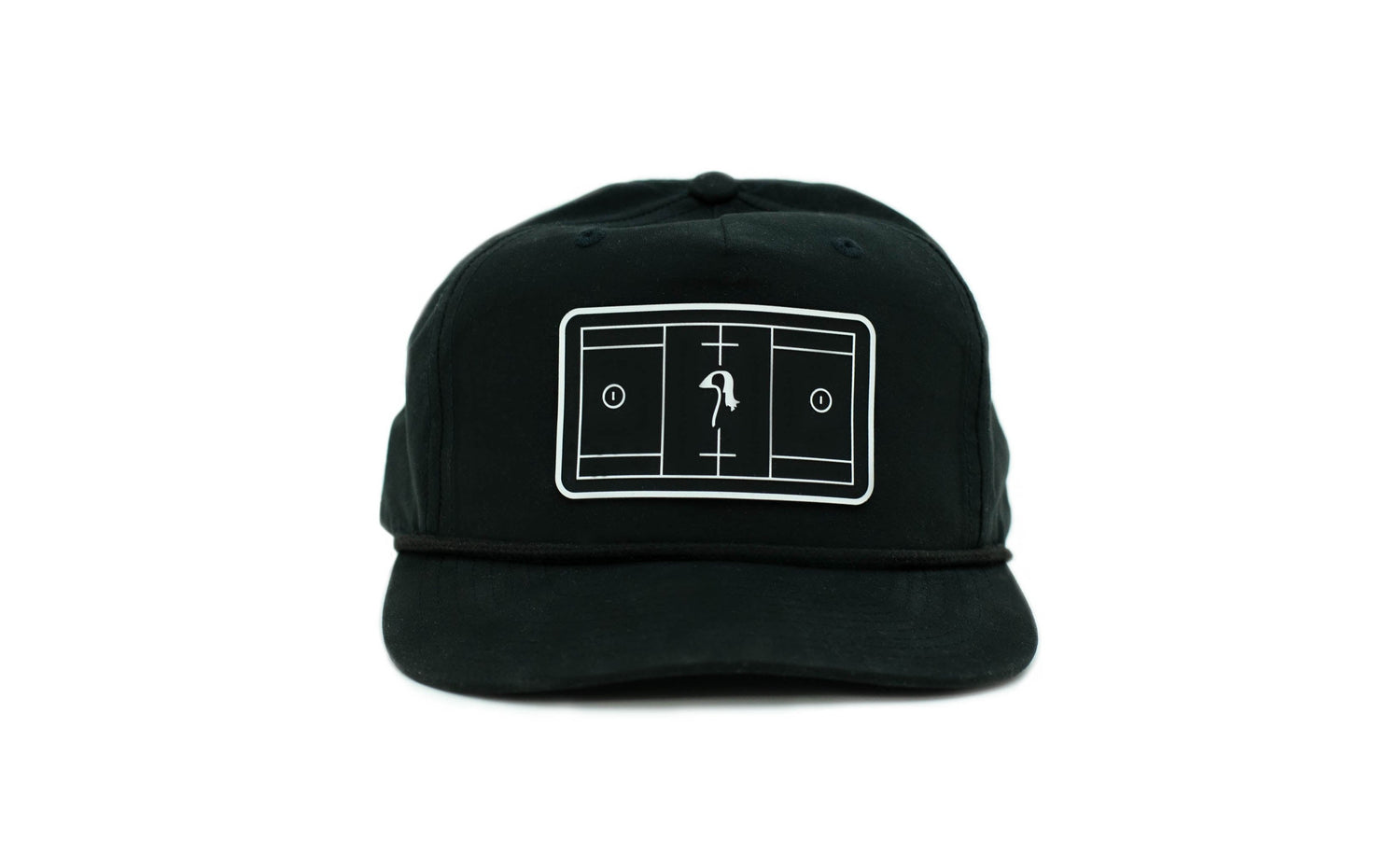 Black Field Surf Lacrosse Cap - Front 