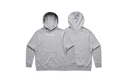 Fundamental Heather Lacrosse Hoodie - Front and back