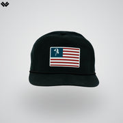 Black Uncle Sam Surf Lacrosse Cap