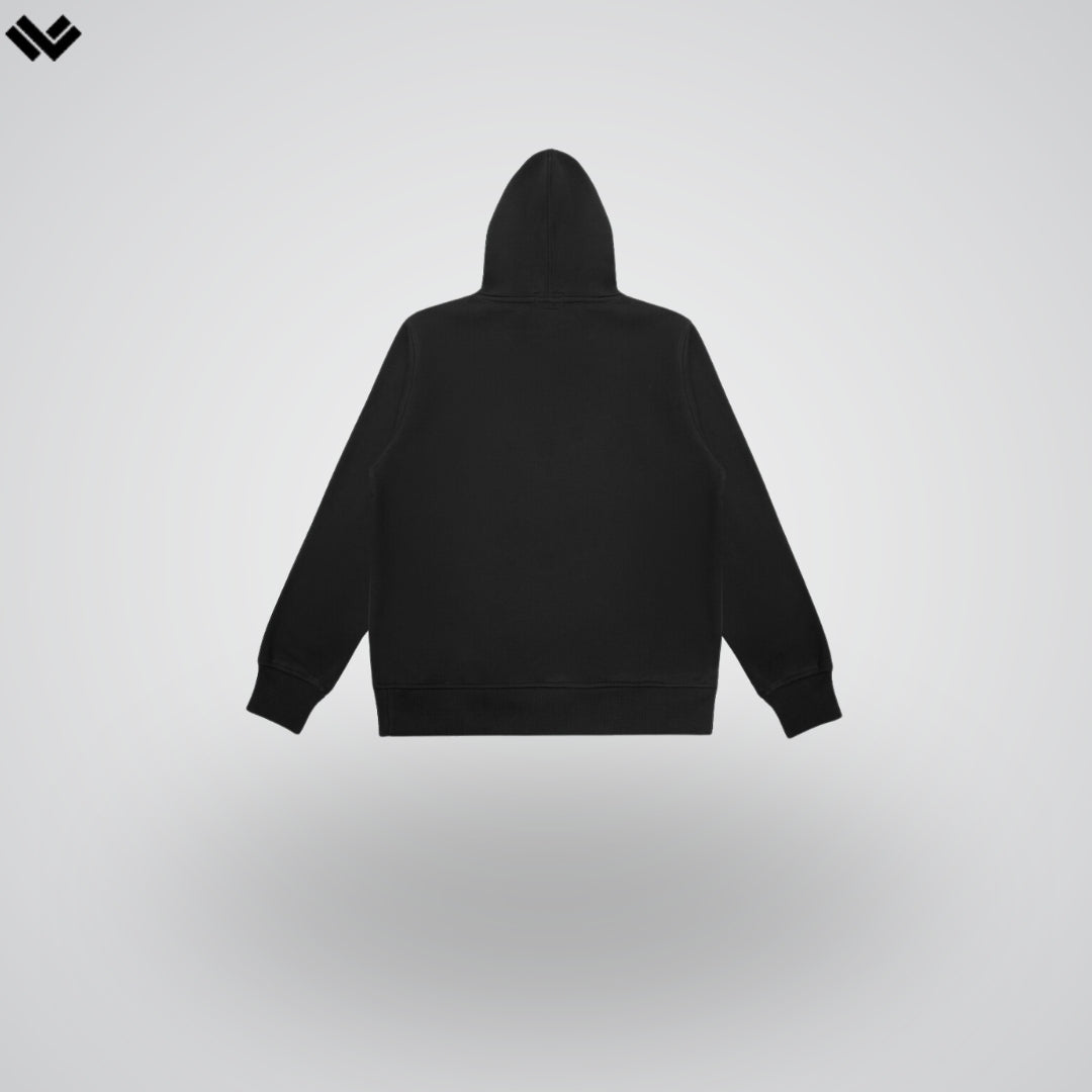 LAX World x Lusa 1904 - Black Pullover Lacrosse Hoodie | Black | Man - Off Field