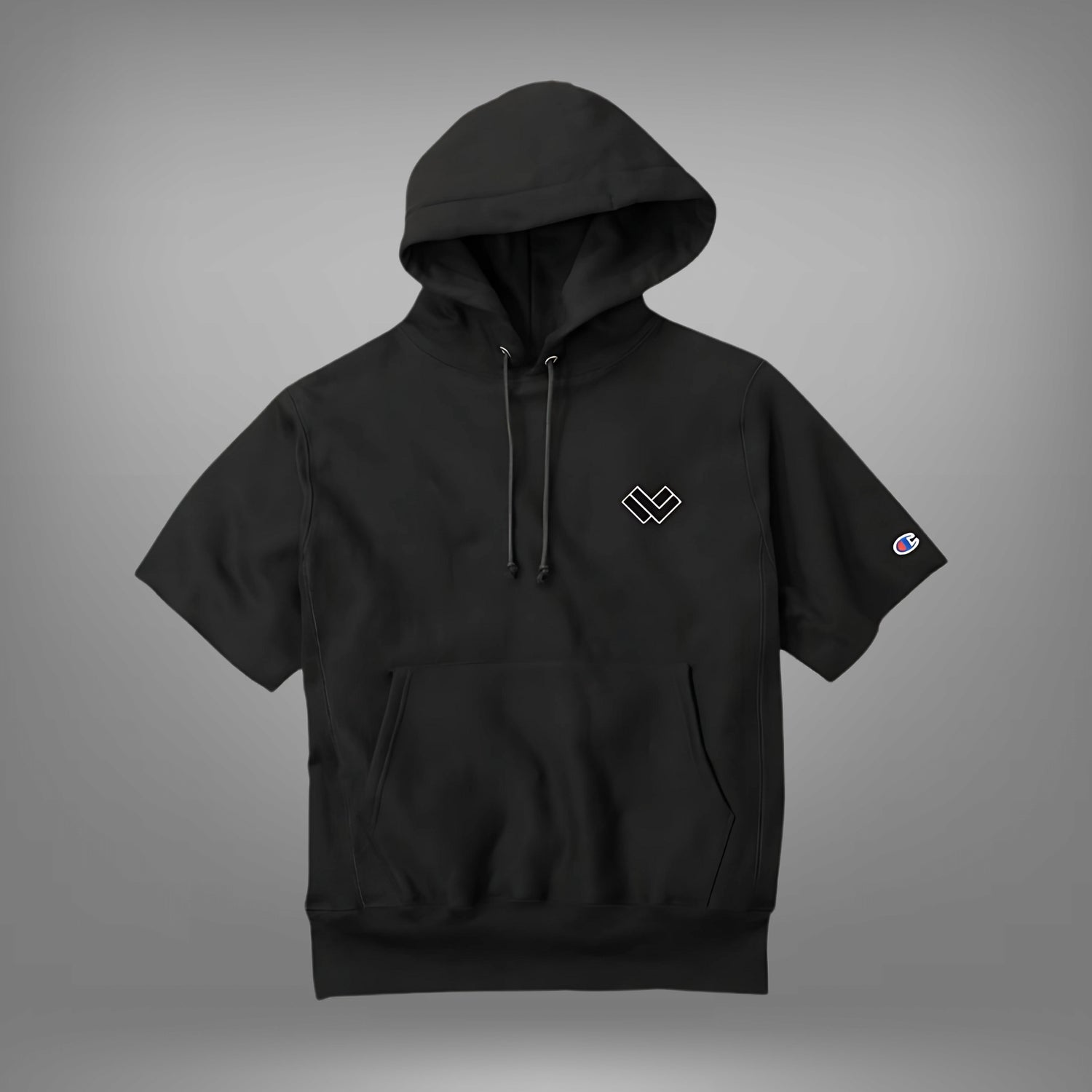 Champion's Men’s Belichick B/W Lacrosse Hoodie | Black and Smokey White | Man - Off Field