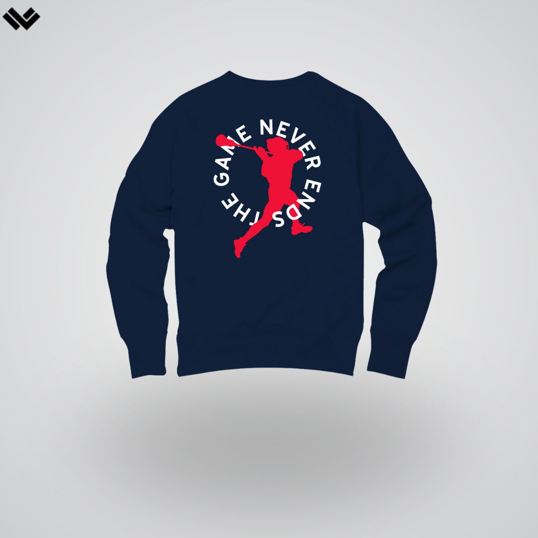 Champion’s Navy Gamer Lacrosse Sweatshirt | Navy | Man - Off Field