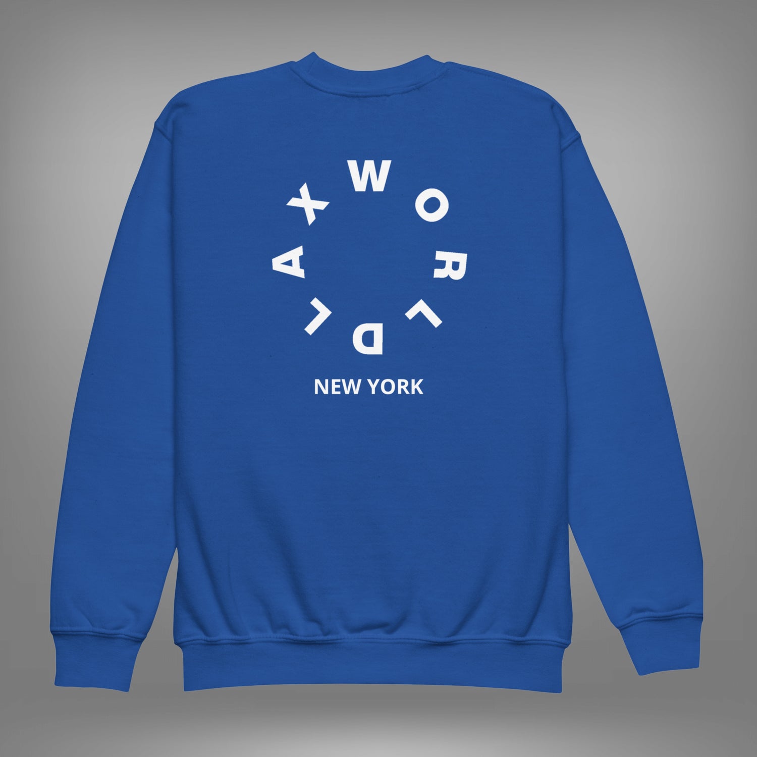 LAX World Wordmark Youth crewneck sweatshirt