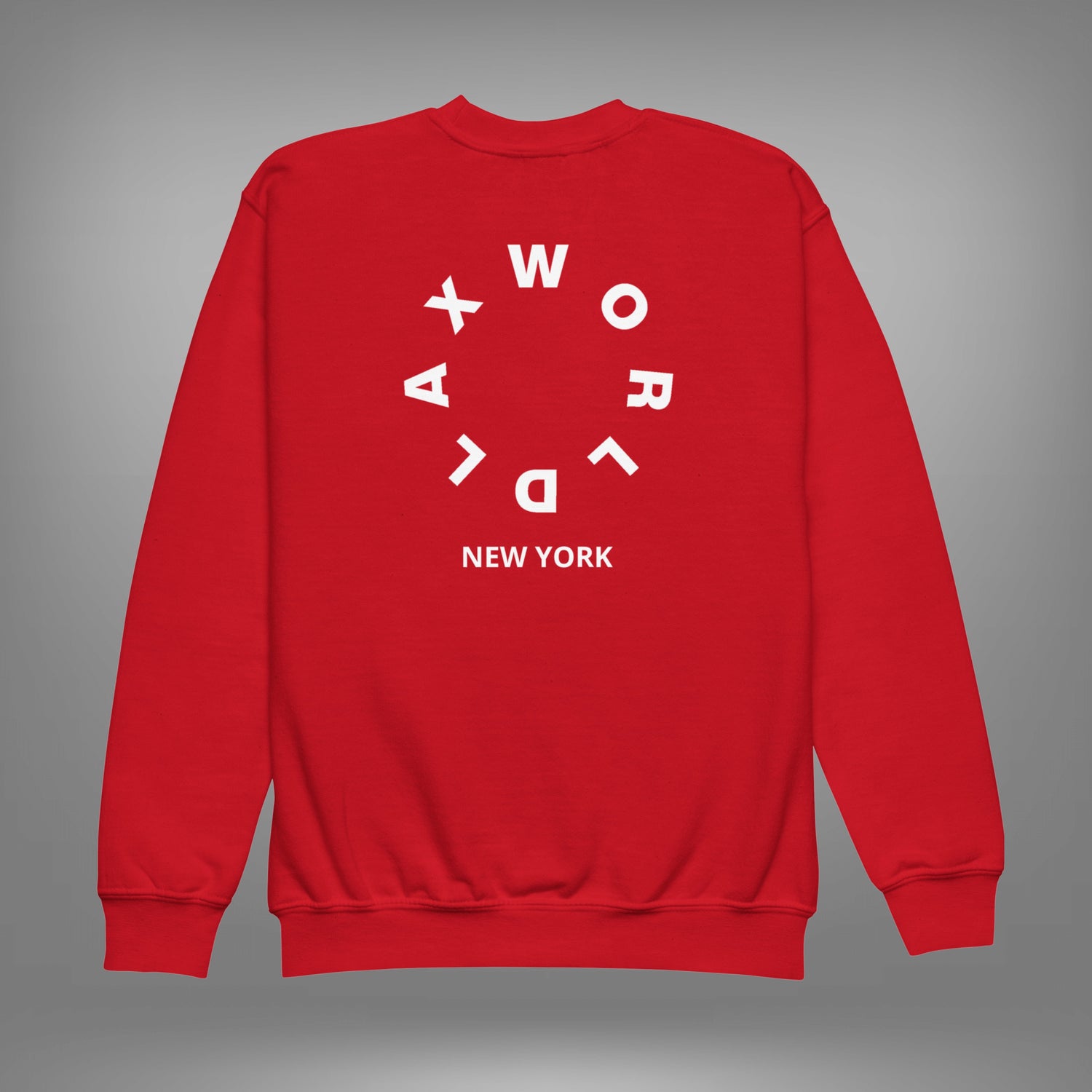 LAX World Wordmark Youth crewneck sweatshirt