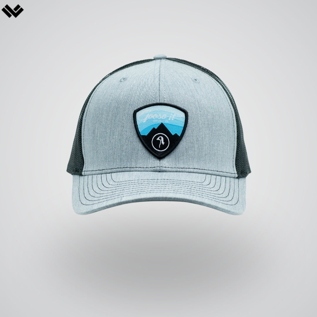 Classic Utah Trucker Lacrosse Hat | Grey| GooseItCompany