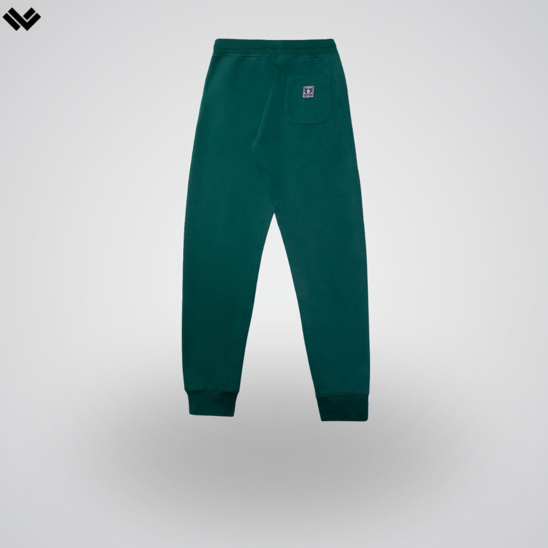 LAX World x Lusa 1904 - Hunter Green Fleece Lacrosse Jogger Pants | Hunter Green | Man - Off Field