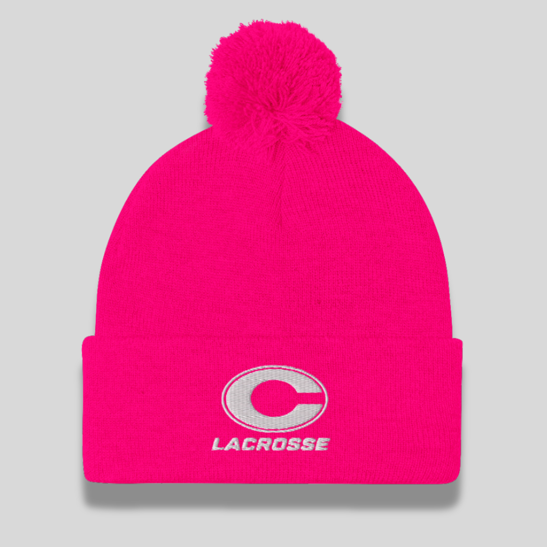 LAX World for Norfolk Christian Lacrosse - The Pom-Pom Beanie