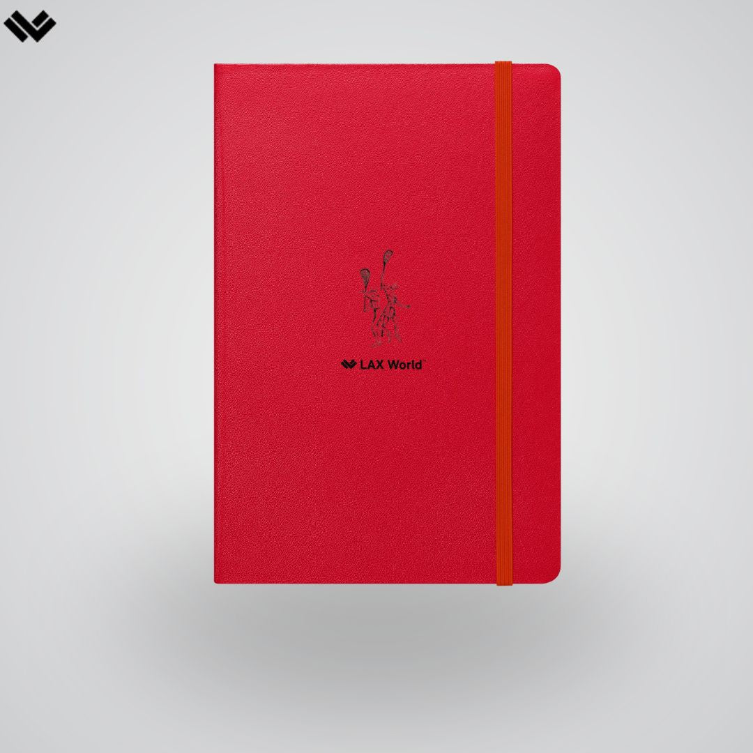 Klever Hardcover Bound Lacrosse Notebook | Multicolors | Library Collection