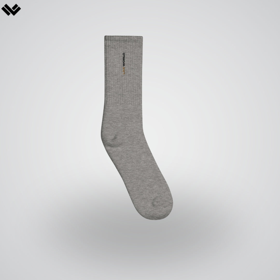 LAX World Everyday Cotton Crew Sock