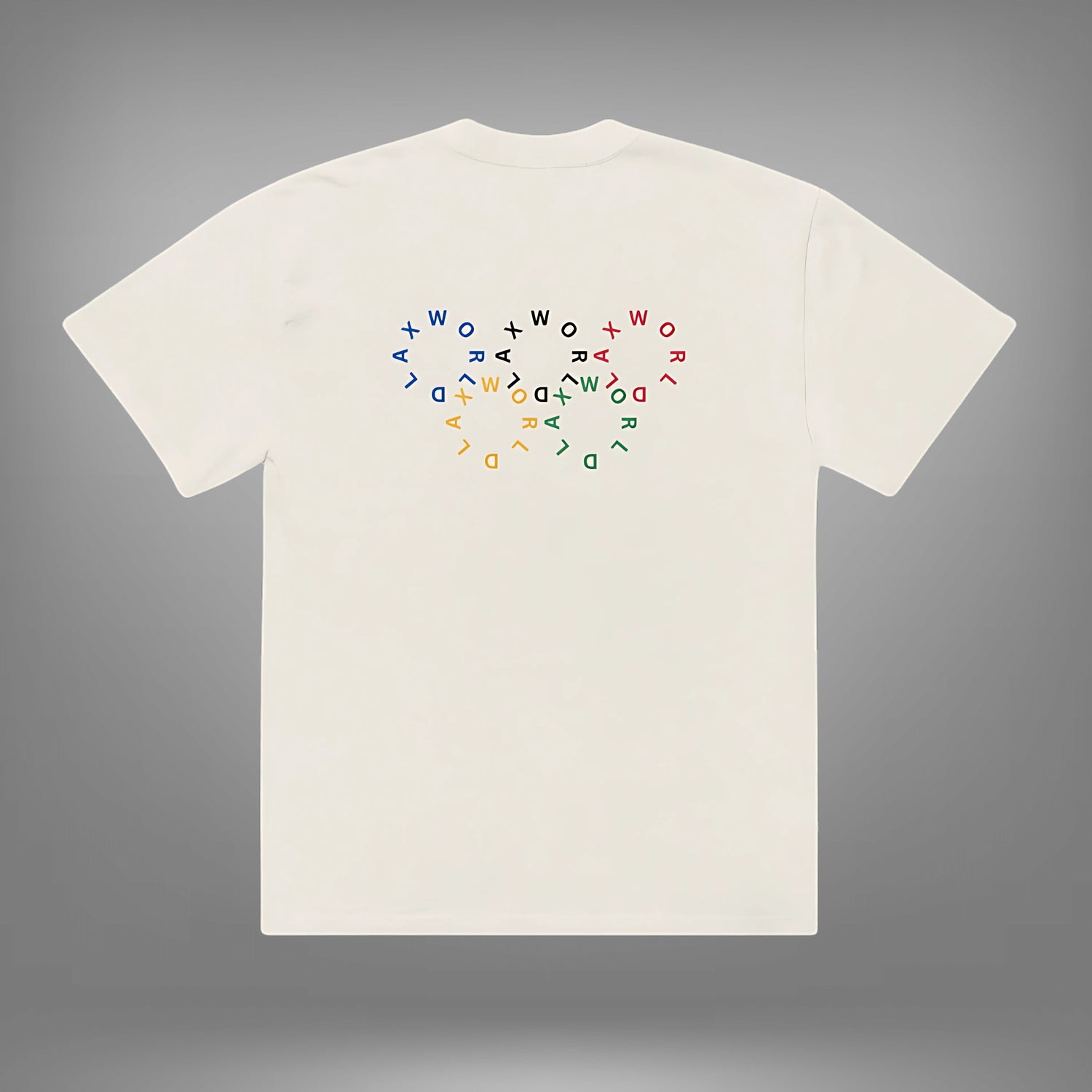 LAX World For the 33rd Olympic Games Oversized faded t-shirt