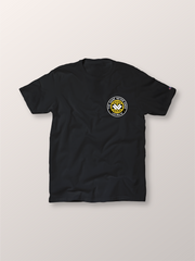 Classic Soul Patch Champion’s Black Lacrosse T Shirt - Front 