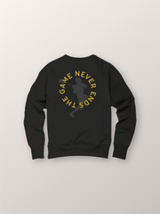  Champion’s Gamer Black Crew Neck Lacrosse Sweatshirt - Front 