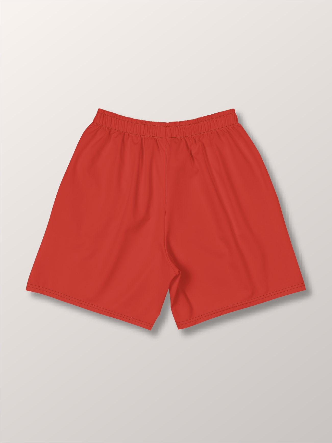 Classic Spandex Essentials Red Lacrosse Short  - Red Front 