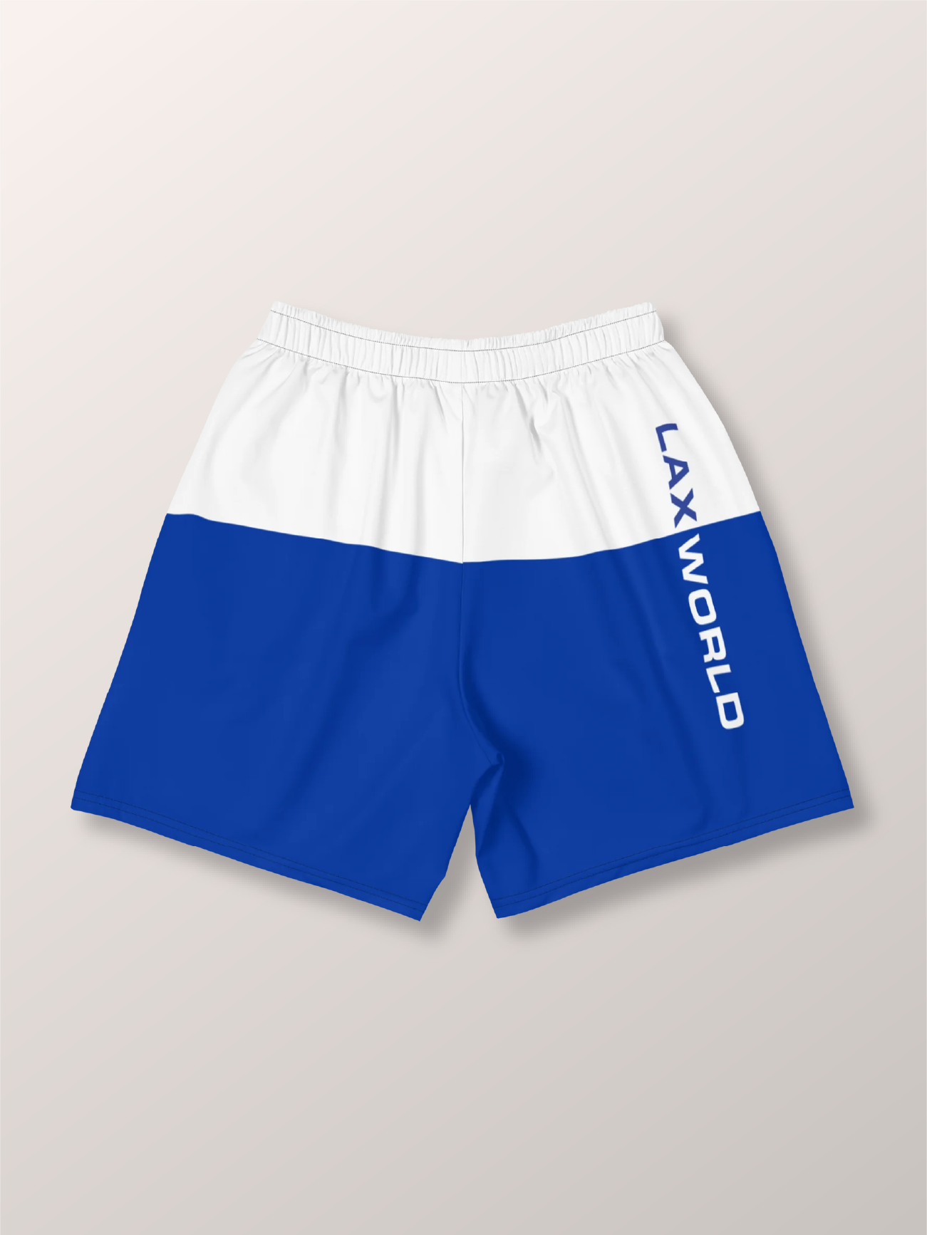 Premium Creator’s White/Blue Athletic Lacrosse Short | Blue and White | Man - Off Field