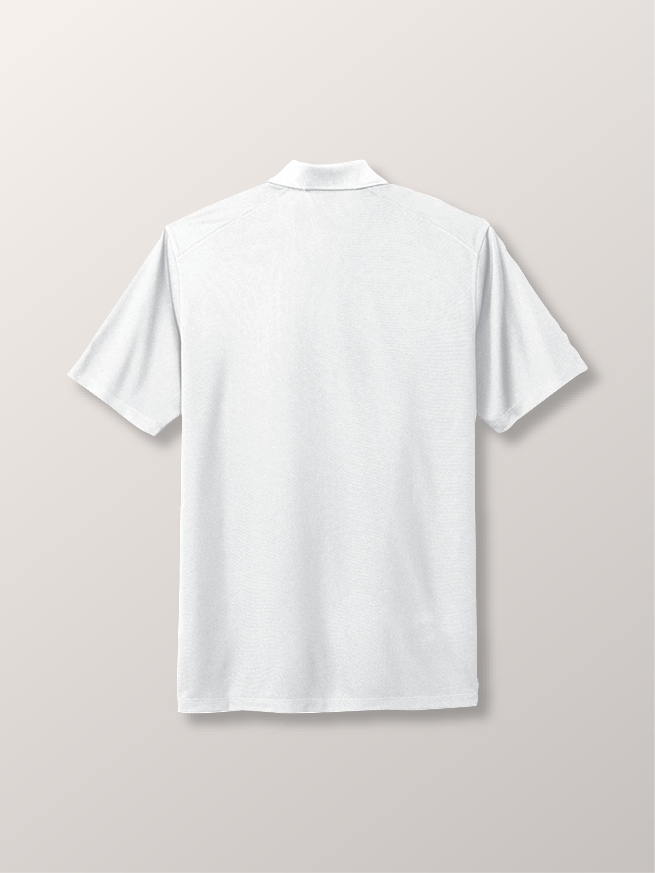 LAX World x Nike - Dri-fit Micro-pique White Lacrosse Polo Shirt- White Black 