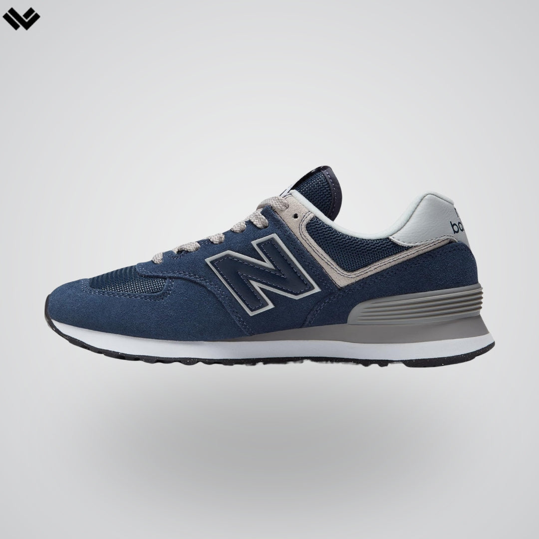 Classic Men's New Balance 574 Core Lacrosse Sneaker | Grey/White | Footware - off the field