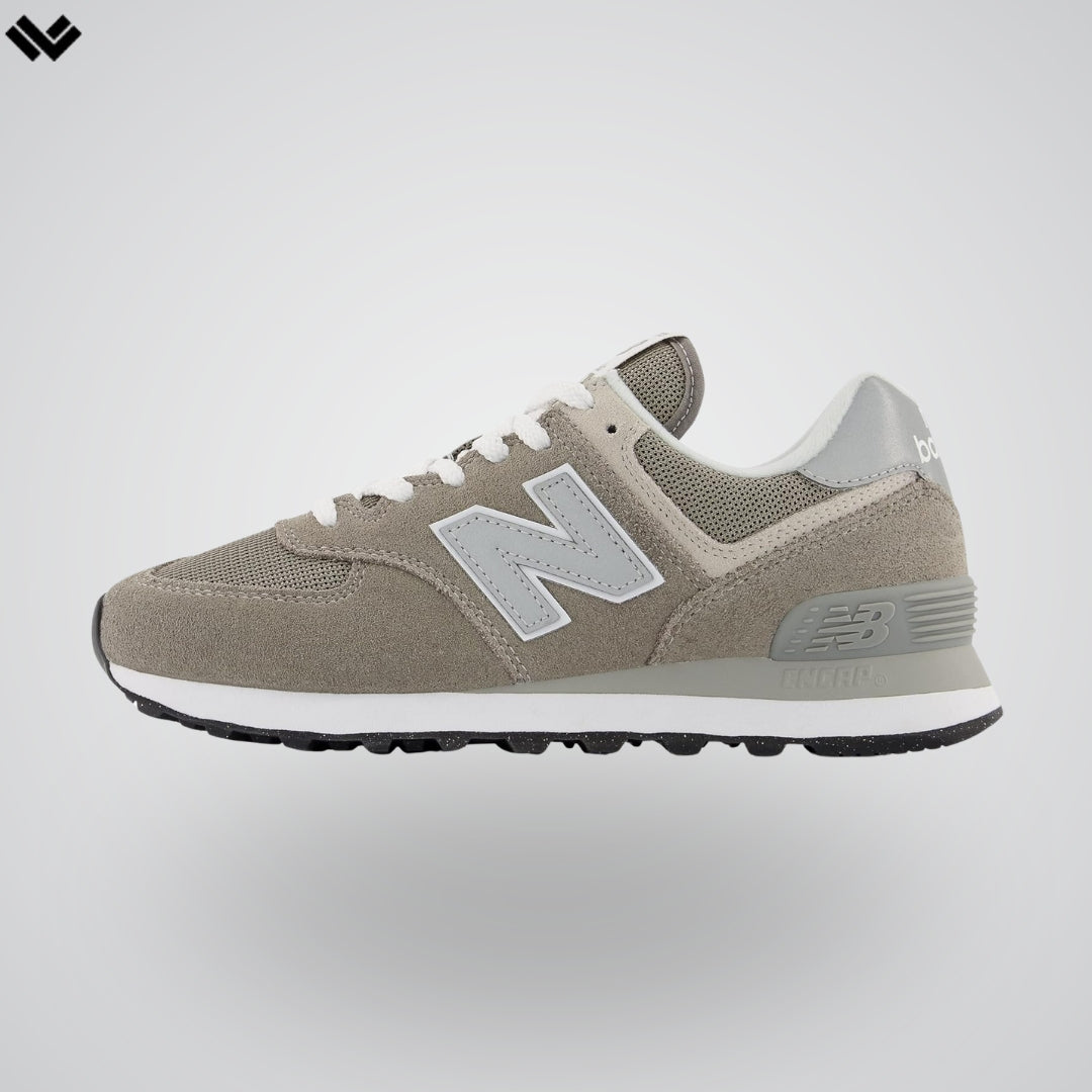 Classic Men's New Balance 574 Core Lacrosse Sneaker | Grey/White | Footware - off the field