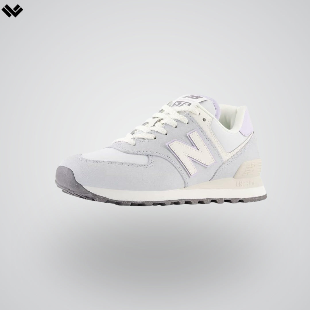 Classic Men's New Balance 574 Core Lacrosse Sneaker | Grey/White | Footware - off the field