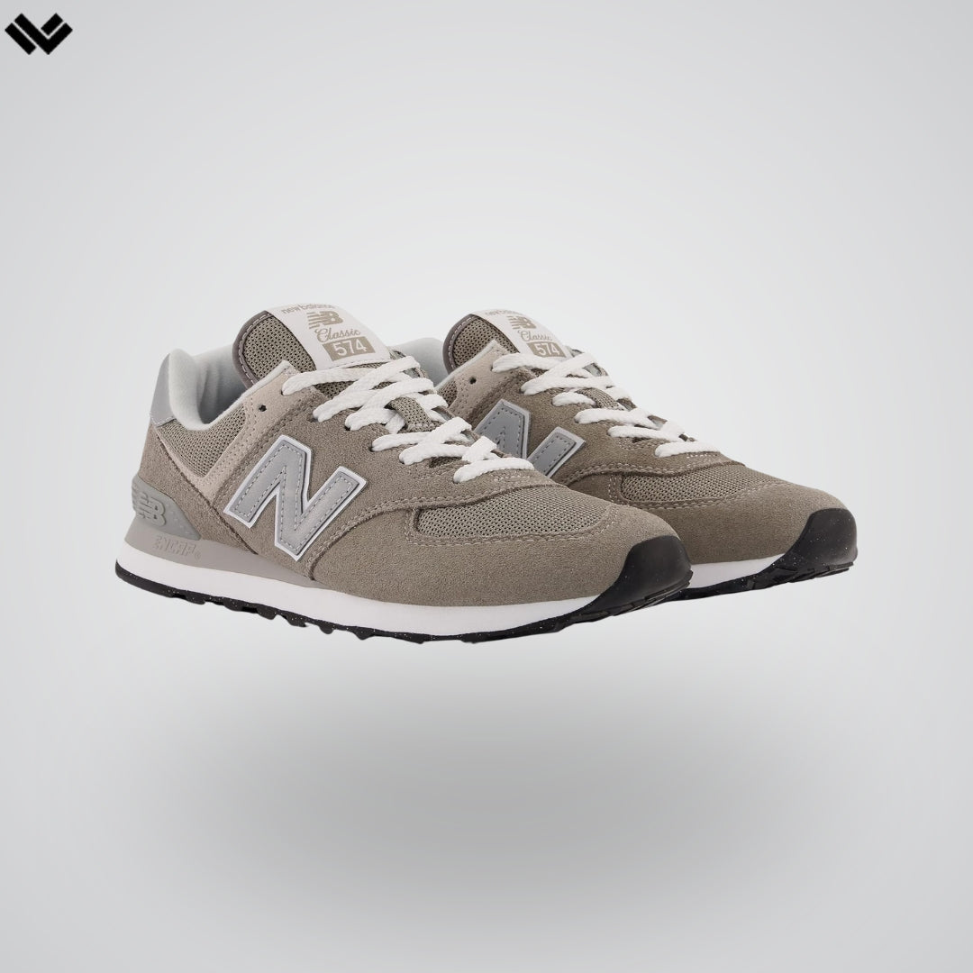 Classic Men's New Balance 574 Core Lacrosse Sneaker | Grey/White | Footware - off the field