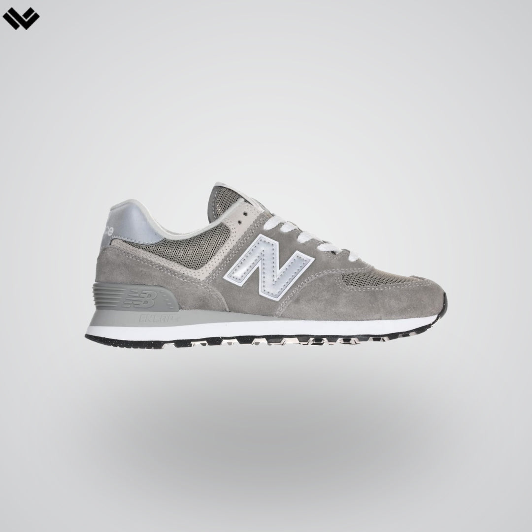 Classic Men's New Balance 574 Core Lacrosse Sneaker | Grey/White | Footware - off the field