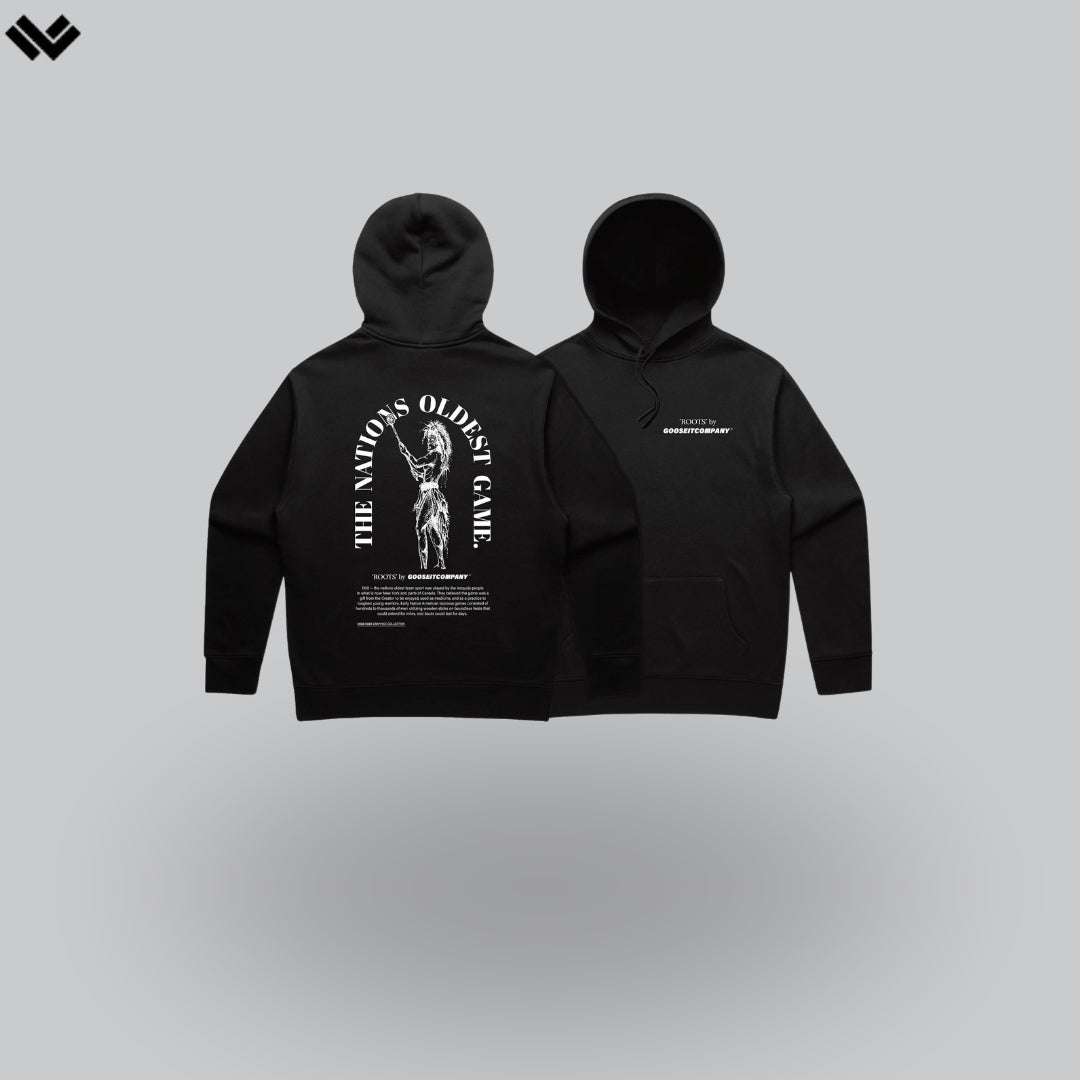 Roots Hoodie - Black