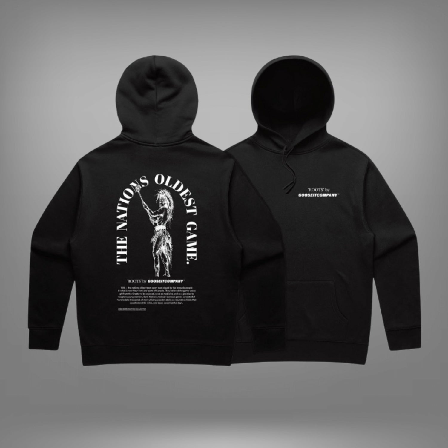 Roots Hoodie - Black