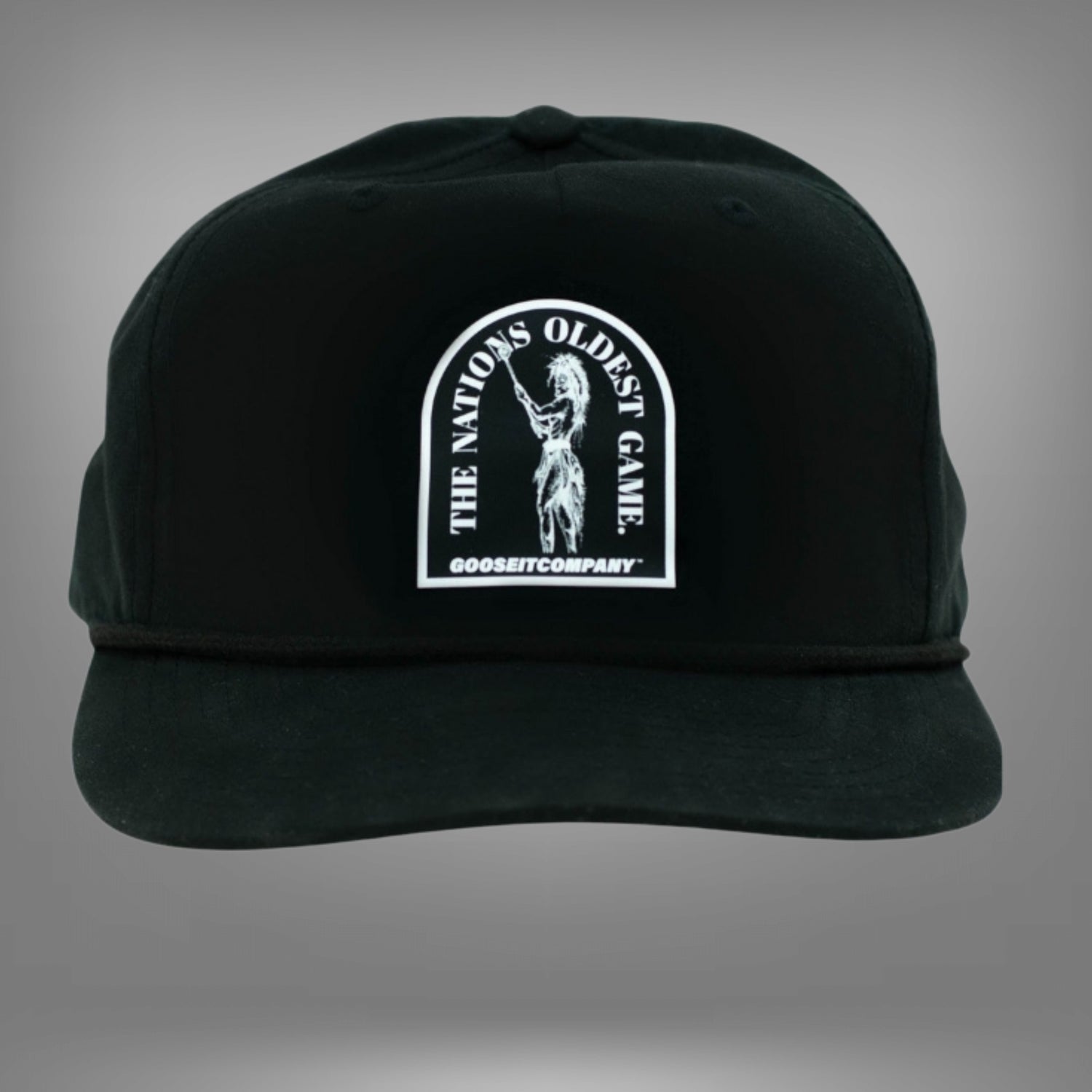 Roots Surf Lacrosse Cap | Black | GooseItCompany